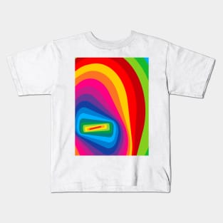 Psychedelic spiral Kids T-Shirt